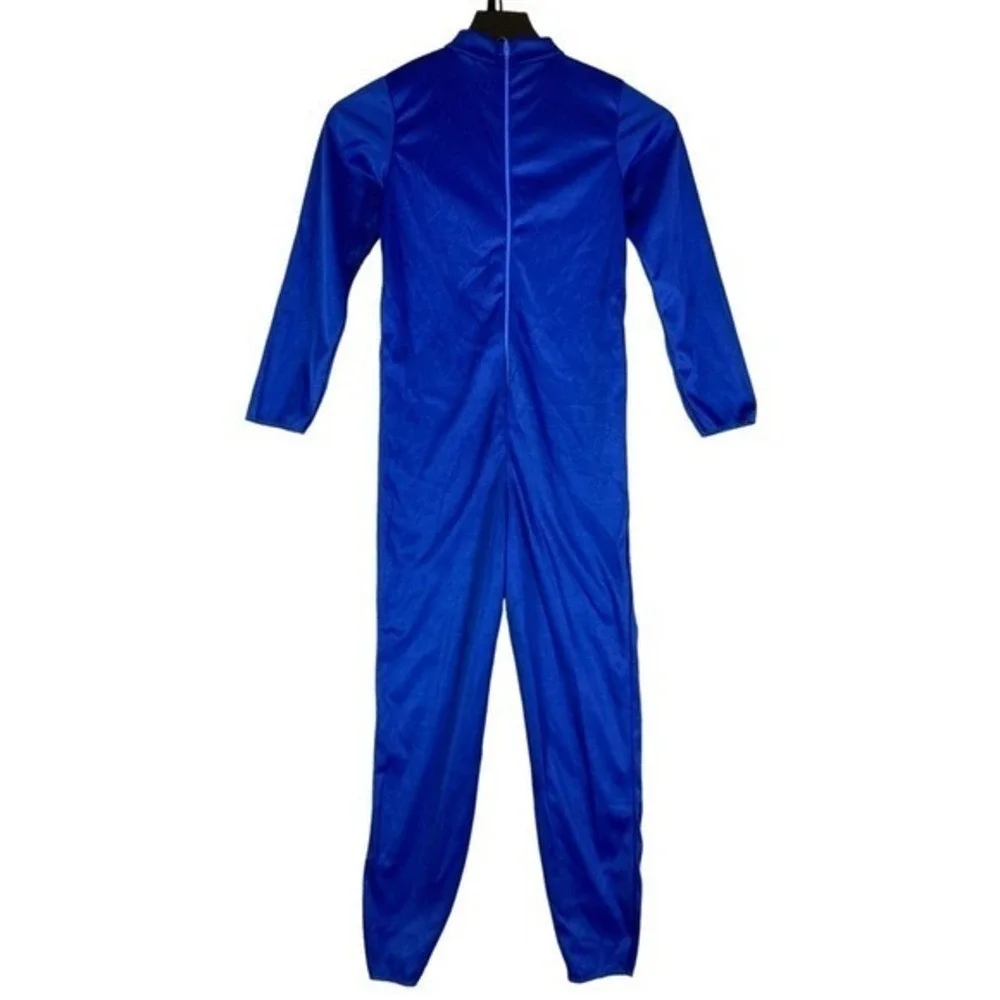 Dragonball Z Kids Costume Vintage 90s Body Suit Blue Halloween Cosplay Sz Medium
